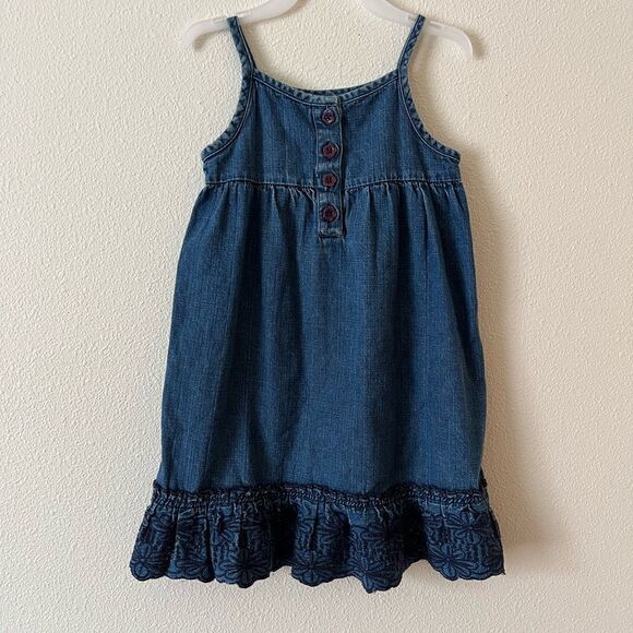 Greendog Girl jeans Tank Dress sz 5 - Picture 1 of 6